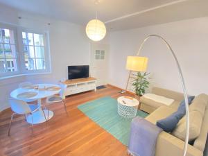 Μια τηλεόραση ή/και κέντρο ψυχαγωγίας στο Apt6 - Ferienwohnung Brötzingen EG