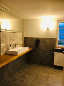 Koupelna v ubytování Ferienwohnung Waldblick