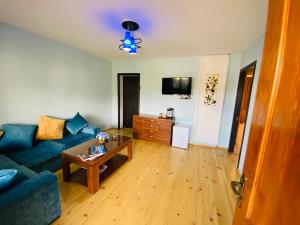 TV a/nebo společenská místnost v ubytování Guesthouse AlpenRose