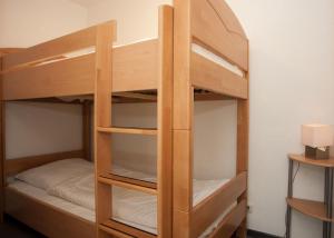 Tempat tidur susun dalam kamar di Dr Suren Strasse 13-4