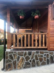 A balcony or terrace at Apartments Bogdanović