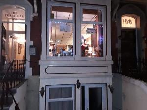 a building with a window on the side of it at The Trafalgar in Blackpool