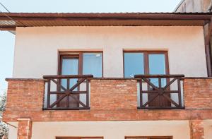 Balkón nebo terasa v ubytování SAMARIANKA hotel