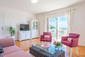 TV a/nebo společenská místnost v ubytování Dubrovnik Dili Apartment & Room
