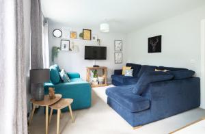 Et opholdsområde på Lily Bank House