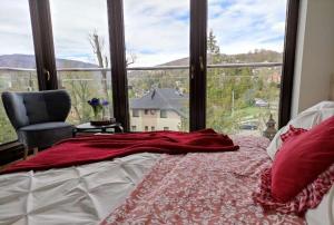 Letto o letti in una camera di Apartamenty Czerwone Maki Wisła