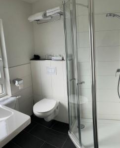 A bathroom at Landgasthof zur Post