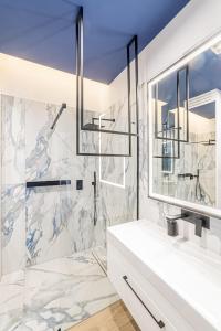 Kúpeľňa v ubytovaní Apartament Nad Potokiem Skrzyczne Residence