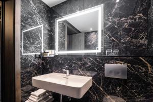 Koupelna v ubytování Hotel Osijek