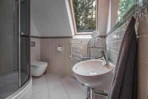 Koupelna v ubytování Apartamenty nad Potokiem