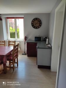 Kuchyň nebo kuchyňský kout v ubytování L'Arc en ciel