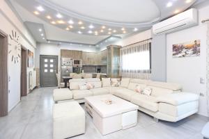 Posezení v ubytování Garden Villa Afytos