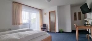 TV a/nebo společenská místnost v ubytování Hotel Seehalde
