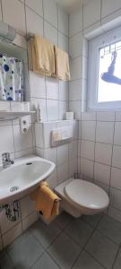 Koupelna v ubytování Hotel Seehalde