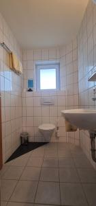 Koupelna v ubytování Hotel Seehalde