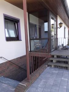 Balkón nebo terasa v ubytování Heidehaus Hodenhagen