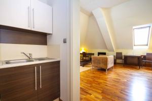 Posezení v ubytování SKARITZ Hotel & Residence