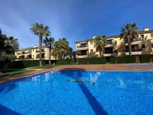 Bazén v ubytování LLOGUER30 Los delfines, swimming pools , near the beach and with parking nebo v jeho okolí