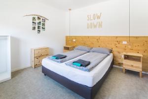 Posteľ alebo postele v izbe v ubytovaní Positive sport apartments