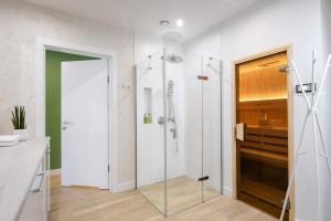 Phòng tắm tại Śnieżka Exclusive Apartamenty