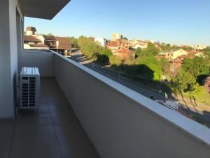 Un balcon sau o terasă la апартамент Граф Игнатиев 2