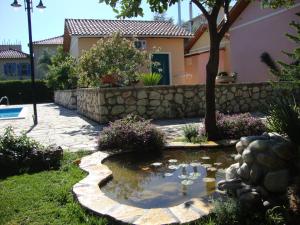 A garden outside Camping Village Episkopos