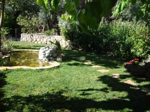 A garden outside Camping Village Episkopos