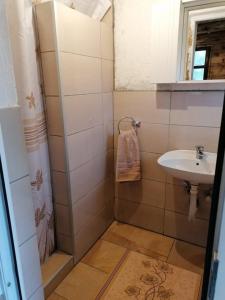 Koupelna v ubytování Etno kuce Miljevic