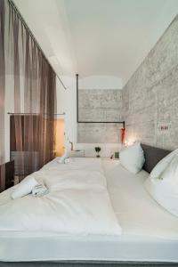 Posteľ alebo postele v izbe v ubytovaní easy flat Augarten