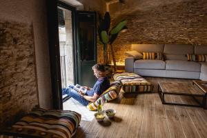 Posedenie v ubytovaní Bravissimo Plaça del Vi, Design Penthouse