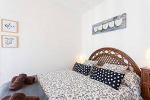 Postel nebo postele na pokoji v ubytování Apartamento Torrox Playa Solset