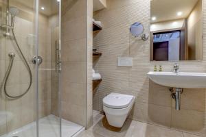 Koupelna v ubytování Hotel Tripoli