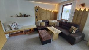 Posezení v ubytování Alpineas
