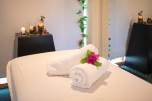 Hotel Dinastia Real客房内的一张或多张床位