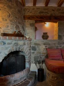 Posezení v ubytování Lithos Homes