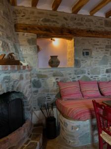 Posezení v ubytování Lithos Homes