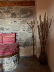 Posezení v ubytování Lithos Homes