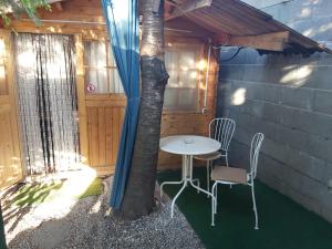 Gallery image of BUNGALÓ relax Terrace, GLAMPING FAHÁZ in Siófok