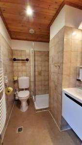 Koupelna v ubytování B&B Hotel das onkel fritz