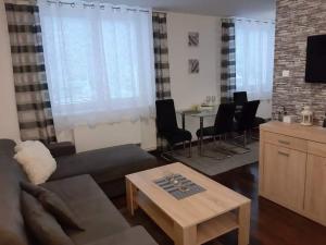 Posezení v ubytování Apartmán pod hradem