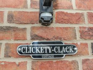 Certifikát, hodnocení, plakát nebo jiný dokument vystavený v ubytování Clickety-Clack Cottage