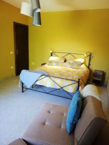 A bed or beds in a room at Casa Bellocchio