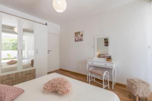 Posteľ alebo postele v izbe v ubytovaní Apartment TIKI with big terrace
