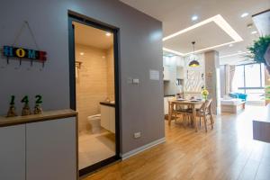 Nhà bếp/bếp nhỏ tại 22housing Hotel & Residence 81 Linh Lang