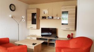 Χώρος καθιστικού στο Ferienwohnung Berndt