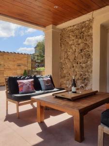 Χώρος καθιστικού στο Ventoux Apartments