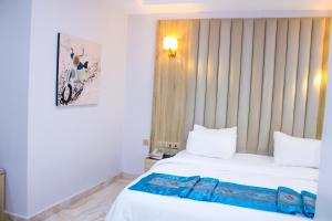 Ein Bett oder Betten in einem Zimmer der Unterkunft Hilton Leisure Resort