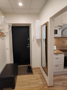 Kuchyň nebo kuchyňský kout v ubytování Majaka Apartment