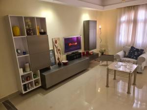 TV a/nebo společenská místnost v ubytování Cavalli Boutique apartments - October
