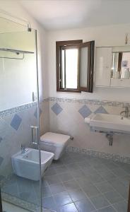 Et badeværelse på Villa Arenella